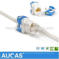 2016 Atacado de alta qualidade personalizado UTP Cat6 RJ45 Keystone Key Tool-less para conexão de cabo Lan